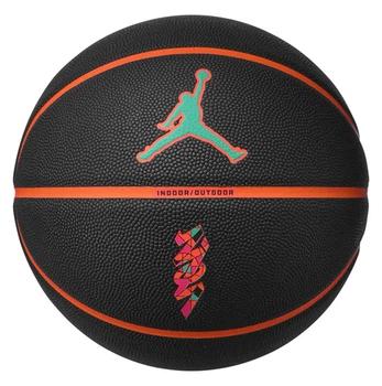 М'яч баскетбольний Nike JORDAN ALL COURT 8P Z WILLIAMSON DEFLATED black/orange size 7 (J.100.4141.095.07)