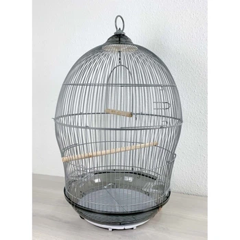 Клетка для птиц 370 Silver 49х76см, эмаль