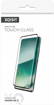 Szkło hartowane Xqisit Edge-to-Edge Tough Glass do Xiaomi Mi 11 Clear (4029948204635)