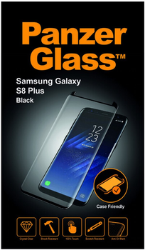 Szkło hartowane PanzerGlass Case Friendly do Samsung Galaxy S8 Plus Black (5711724071232)