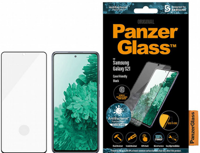 Szkło hartowane PanzerGlass Case Friendly do Samsung Galaxy S21 Black (5711724072567)