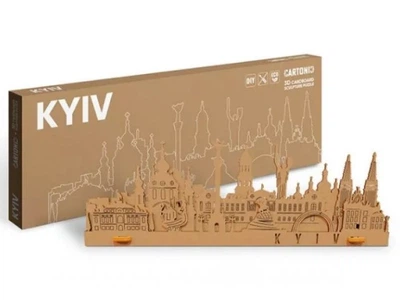 Картонный 3D конструктор Киев, Cartonic, 6 дет.