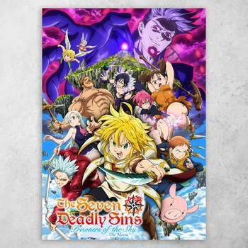 Плакат постер CupKit "Семь смертных грехов / The Seven Deadly Sins" №19 А4 21х29,7 см