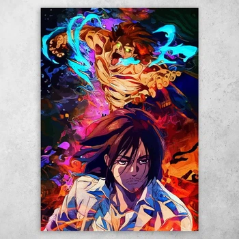 Плакат постер CupKit "Атака титанов / Attack on Titan" №6 А3 42х29,7 см