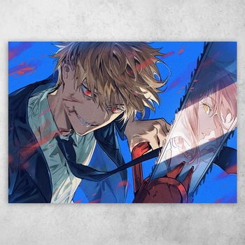 Плакат постер CupKit "Человек-бензопила / Chainsaw Man" №1 А3 42х29,7 см