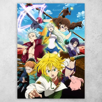 Плакат постер CupKit "Семь смертных грехов / The Seven Deadly Sins" №30 А3 42х29,7 см
