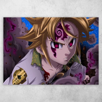 Плакат постер CupKit "Семь смертных грехов / The Seven Deadly Sins" №50 А4 21х29,7 см