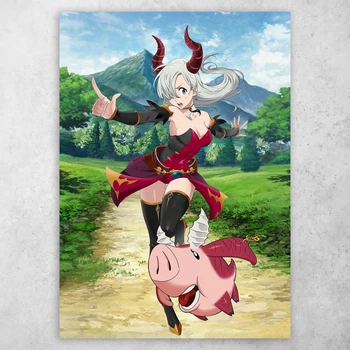 Плакат постер CupKit "Семь смертных грехов / The Seven Deadly Sins" №24 А3 42х29,7 см