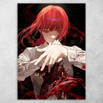 Плакат постер CupKit "Человек-бензопила / Chainsaw Man" №45 А4 21х29,7 см