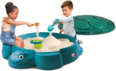 Детская песочница Little Tikes Turtle sandbox с крышкой (0050743174094)