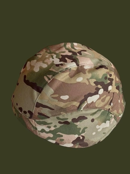 Тактичний кавер на шолом мультикам, Військовий Чохол на каску маскувальний армійський мультикам