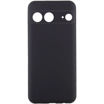 Протиударний чохол Silicone Cover Lakshmi Full Camera (AAA) для Google Pixel 7a Чорний / Black