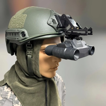 ПНВ, Прибор ночного видения Spina optics NVG-G1 с креплением на шлем, цифровой, система ремней для головы