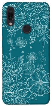 TPU чохол Demsky Botanical illustration для Xiaomi Redmi Note 7 / Note 7 Pro / Note 7s