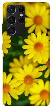 TPU чохол Demsky Yellow chamomiles для Samsung Galaxy S21 Ultra