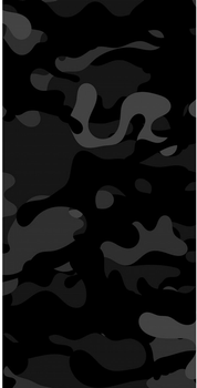 Folia ochronna Green MNKY Design Skin Camouflage Black Mi 7" Uniwersalny Black (4251772505361)