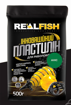 RealFish пластилін Реал Фіш 500г Аніс,68125