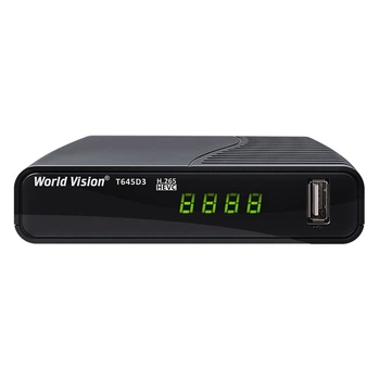 Приставка Т2 World Vision T645D3 FM H.265 Цифровой эфирный DVB-T2/C ресивер тюнер
