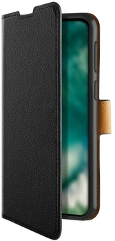 Etui z klapką Xqisit NP Slim Wallet Selection do Samsung Galaxy A51 Black (4029948222516)