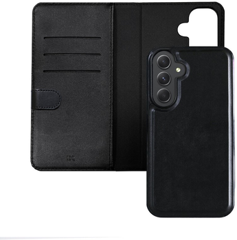 Etui-portfel Xqisit Np Magnetic Wallet 2 in 1 do Samsung Galaxy S24+ Black (4029948609683)