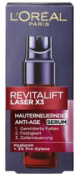 Сироватка для обличчя L'Oreal Paris Revitalift Laser X3 Anti-Age 30 мл (3600522249238)