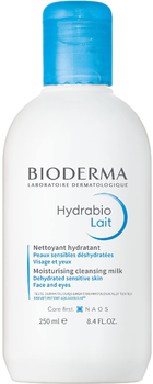 Mleczko oczyszczające do demakijażu Bioderma Hydrabio Lait 250 ml (3401399694295)