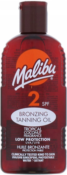 Olejek-bronzer do opalania Malibu Bronzing SPF 2 200 ml (5025135111211)