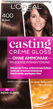 Крем-фарба для волосся L'Oreal Paris Casting Creme Gloss 400 Braun 120 мл (3600520982519)