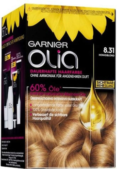 Krem farba do włosów Garnier Olia 8.31 Honey Blonde 112 ml (3600541251007)