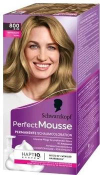Мус для фарбування волосся Schwarzkopf Perfect Mousse 800 Medium Blonde (4015100333985)