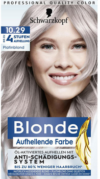 Farba do włosów Schwarzkopf Blonde Aufheller 10.29 Platinblond 250 g (4015100432398)