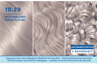 Farba do włosów Schwarzkopf Blonde Aufheller 10.29 Platinblond 250 g (4015100432398)