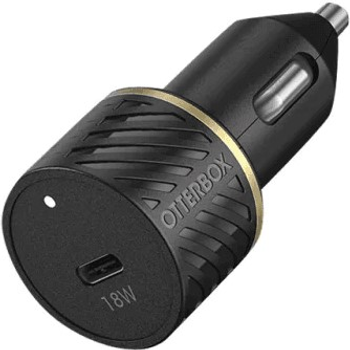 Автомобільний зарядний пристрій OtterBox Car Charger Bundle USB C 18W USB PD + Кабель USB C-Lightning 1 м Black (840104211915)