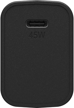 Зарядний пристрій Otterbox Oplader 45W GaN USB-C Fast Charge Wall Black (840304710607)