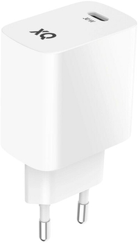 Зарядний пристрій Xqisit NP Travel Charger Single USB-C PD30W White (4029948221670)