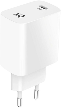 Ładowarka sieciowa Xqisit NP Travel Charger Single USB-C PD30W White (4029948221670)