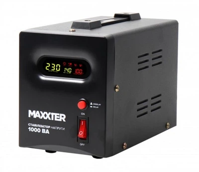 Стабілізатор напруги Maxxter MX-AVR-S1000-01 1000 ВА (MX-AVR-S1000-01)