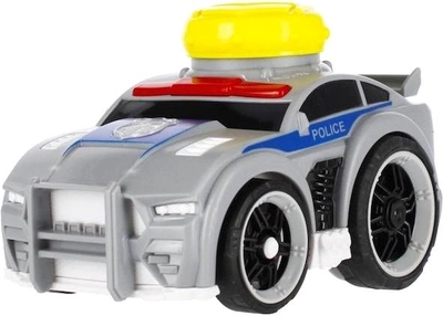 Поліцейська машина Hipo Crash Stunt Car зі світлом і звуком 14 см (5908275176992)