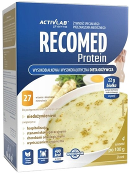 Энтеральное питание Activlab RecoMed Protein cо вкусом кислого супа 4 х 100 г (5903260905335)