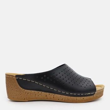 Женские шлепанцы Sanipur NG0002 39 25 см Черные (ROZ6501010489)