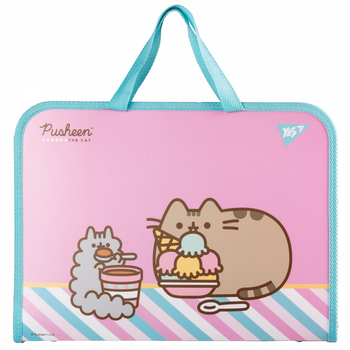 Папка-портфель на молнії В4 з тканевими ручками Pusheen. Stormy 492238YES