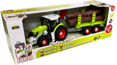 Трактор Dromedary Fatm з причепом (6900360027164)