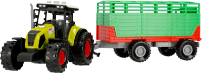 Traktor Mega Creative Mega Creative Moje Ranczo z przyczepą do bydła (5904335826272)