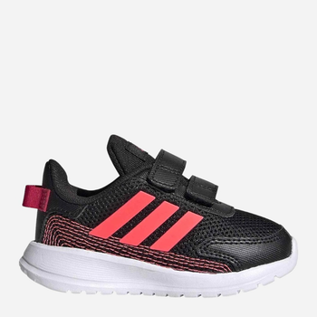 Buty sportowe dziecięce dla dziewczynki na rzepy Adidas Tensaur Run I FW4137 21 Czarne (4060517537273)