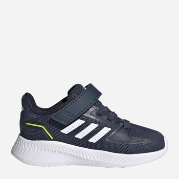 Buty sportowe chłopięce na rzepy Adidas Runfalcon 2.0 I FZ0096 21 Ciemnogranatowe (4064036685736)