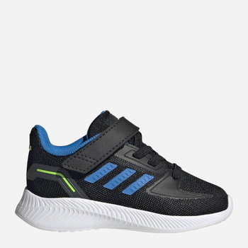 Buty sportowe chłopięce na rzepy Adidas Runfalcon 2.0 I GX3542 20 Czarne (4065419288087)