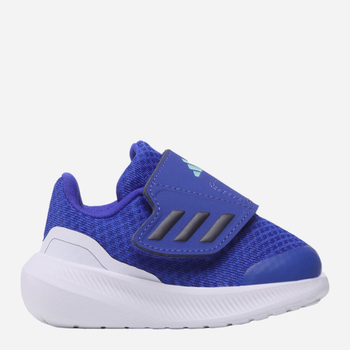 Buty sportowe chłopięce na rzepy Adidas Runfalcon 3.0 AC I HP5866 22 Niebieskie (4066749856472)