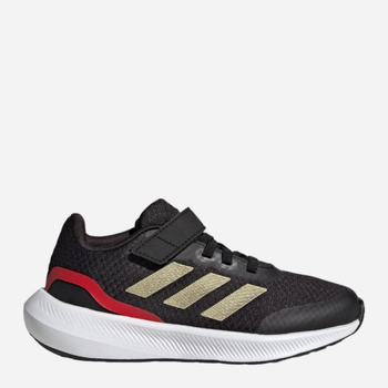 Buty sportowe chłopięce na rzepy Adidas Runfalcon 3.0 El K IG5384 37.5 Czarne (4066755599387)