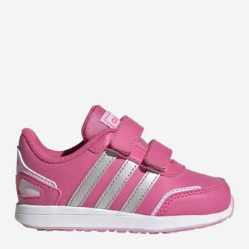 Buty sportowe dziecięce dla dziewczynki na rzepy Adidas Vs Switch 3 Cf I IG9645 22 Różowe (4066755744299)