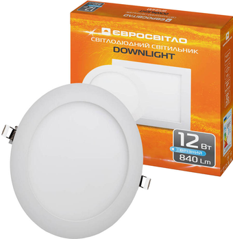 Світильник точковий Євросвітло LED-R-170-12 12W 4200К (39180)